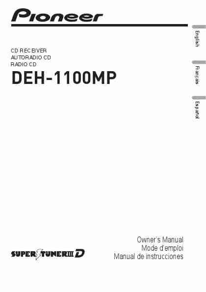 Pioneer Car Stereo System DEH-1100MP-page_pdf